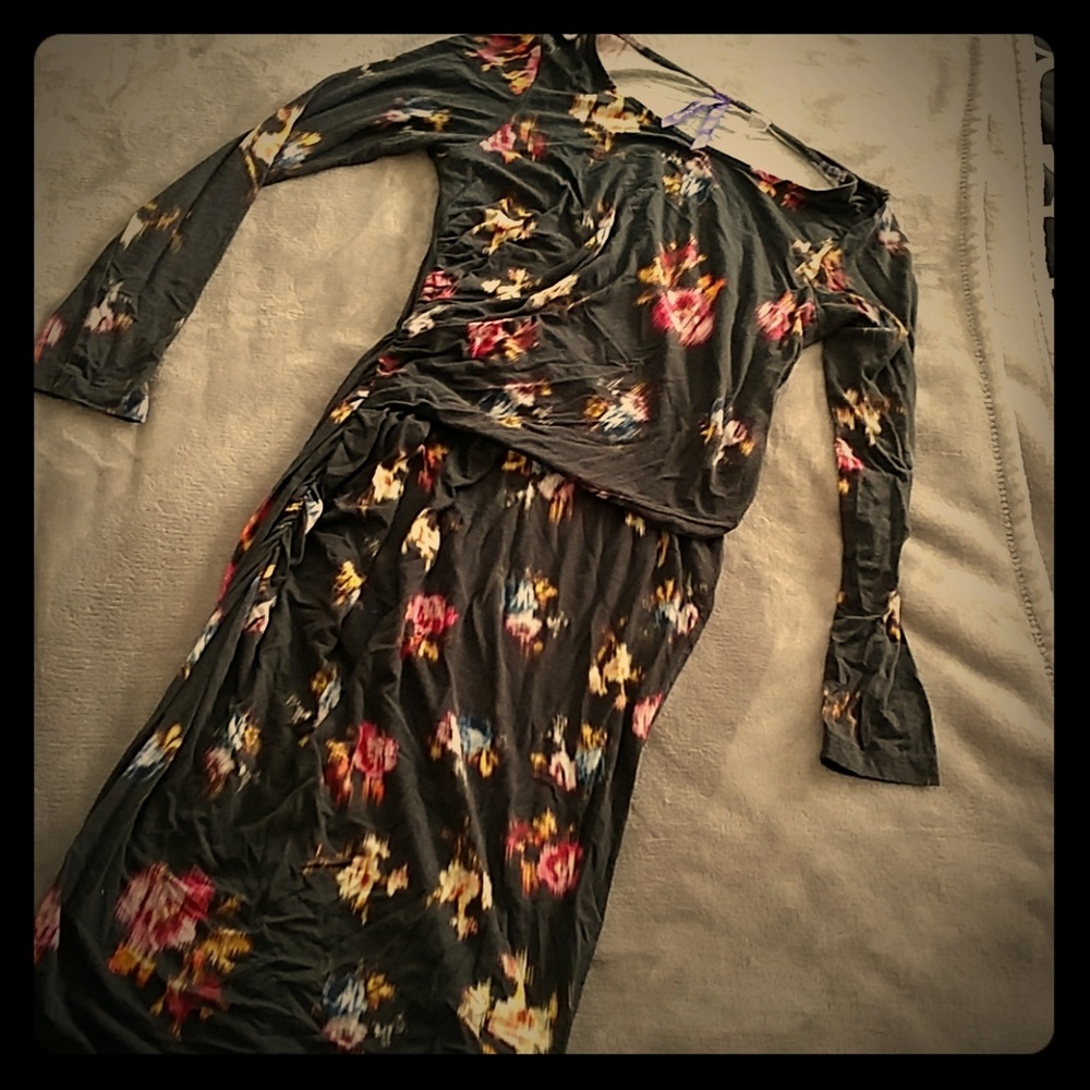 Seraphine maternity/nursing dress- fitted